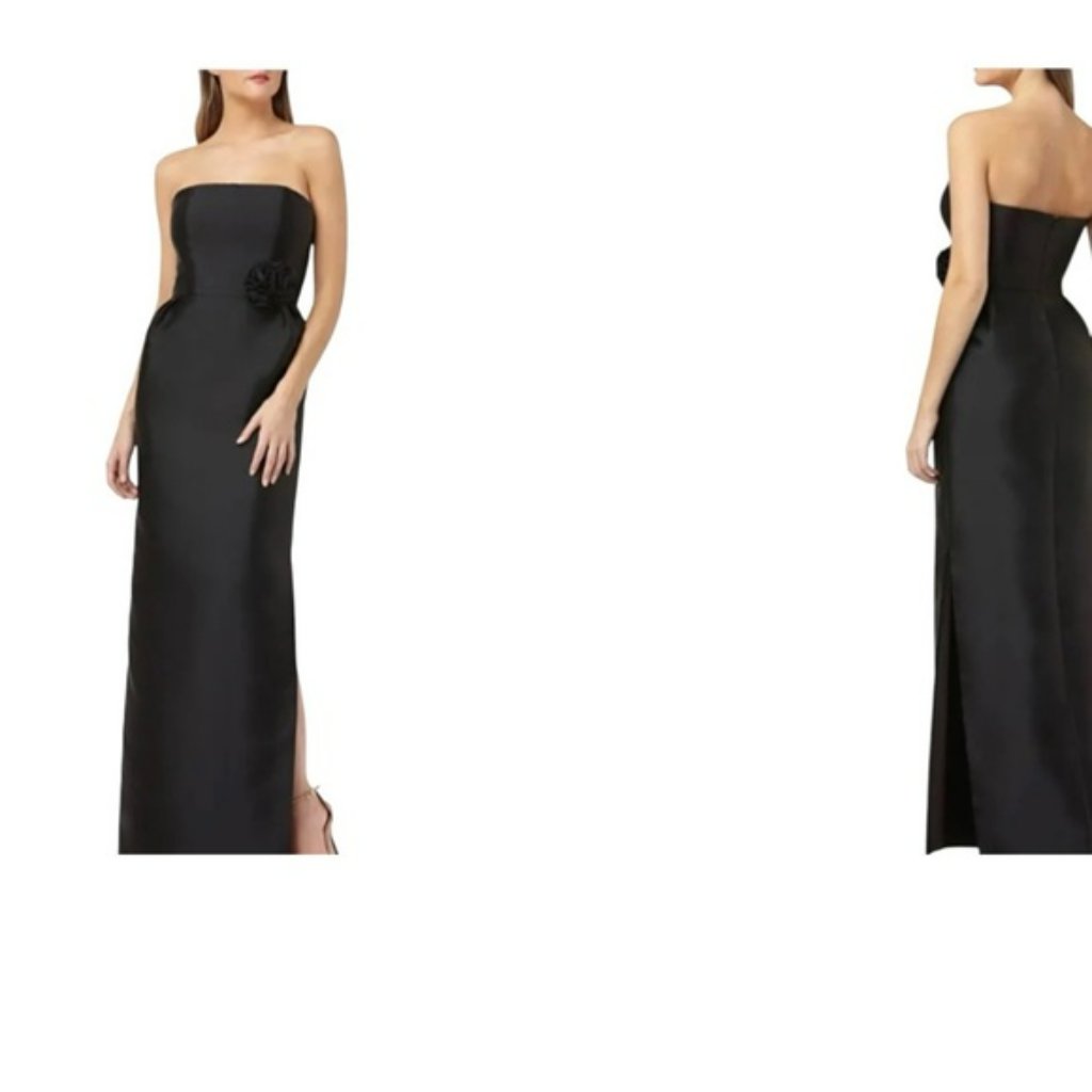 Nordstrom Black Strapless Dress For Weddings Size 10